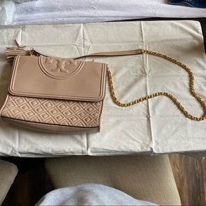 Blush Tory Burch Fleming Crossbody
